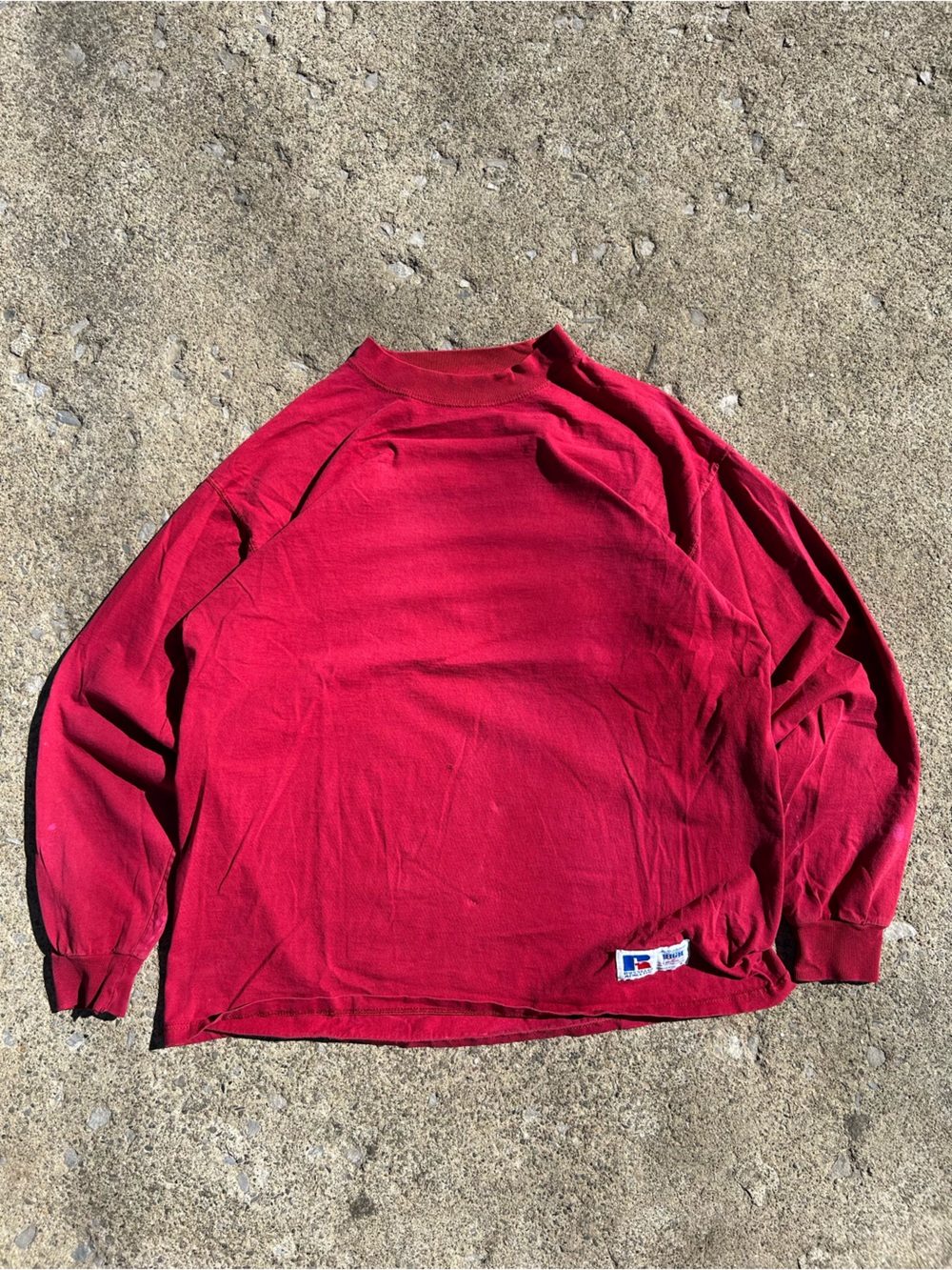 90’s vintage Russell Athletic Red Long-Sleeve